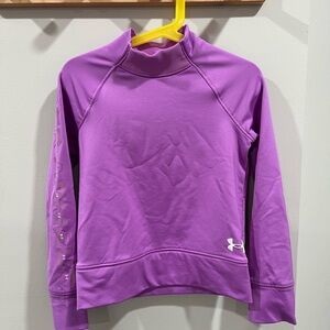 Under Armour Purple Fitted Long Sleeve Sweatshirt
